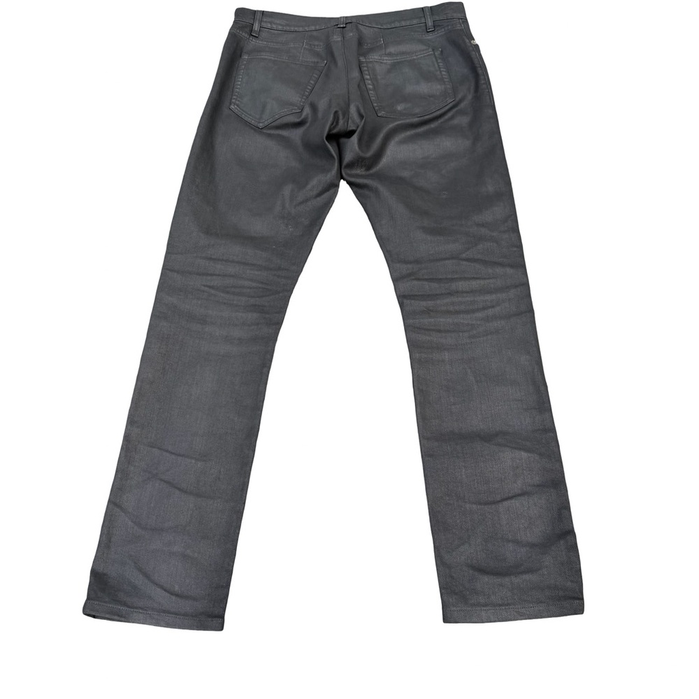 Saint Laurent D02 Waxed Oiled Slim Fit Jeans - Picture 4 of 10